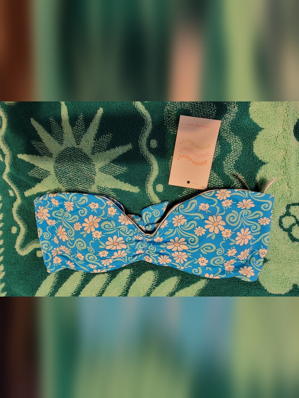 Dippin' Daisy's Blue Floral Swim Top